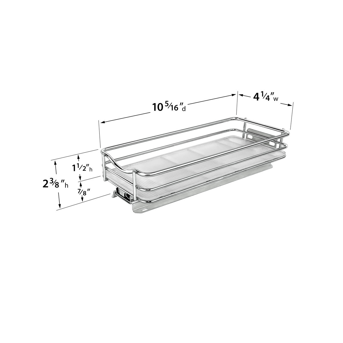 Lynk Professional Slide Out Upper Organizer 10 Jar Spice Rack
